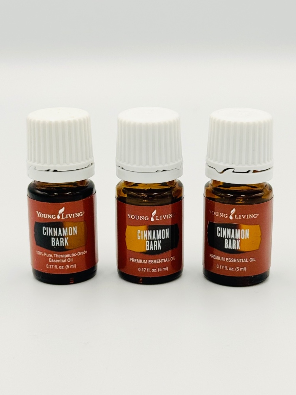 Young Living Essential Oils Cinnamon Bark 5mL Lot of 3 New Sealed